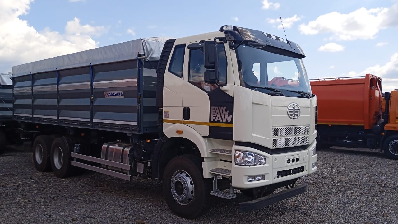 FAW CA3250 ПЛАНЕТА 5529FW1 самосвал зерновоз 2-х сторонний 30 м.куб.6х4