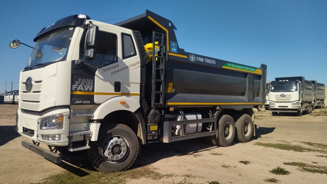 FAW Самосвал J6P NEW 6x4 c U-образным кузовом 20м3