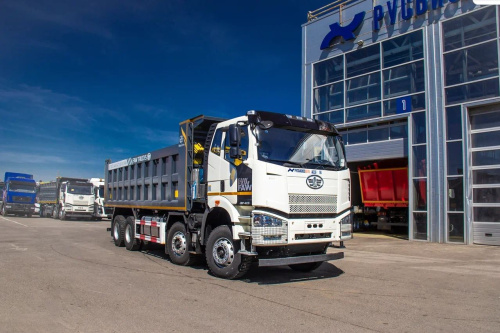 FAW Самосвал 3310 (8х4) c П-образным кузовом Tianma 26м3 FAW Самосвал 3310 (8х4) c П-образным кузовом Tianma 26м3