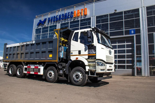 FAW Самосвал 3310 (8х4) c П-образным кузовом Tianma 26м3 FAW Самосвал 3310 (8х4) c П-образным кузовом Tianma 26м3