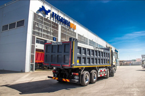 FAW Самосвал 3310 (8х4) c П-образным кузовом Tianma 26м3 FAW Самосвал 3310 (8х4) c П-образным кузовом Tianma 26м3