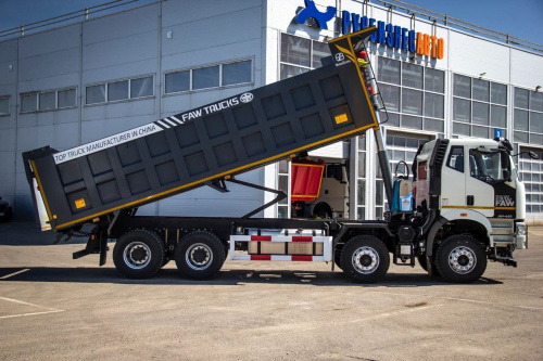 FAW Самосвал 3310 (8х4) c П-образным кузовом Tianma 26м3 FAW Самосвал 3310 (8х4) c П-образным кузовом Tianma 26м3