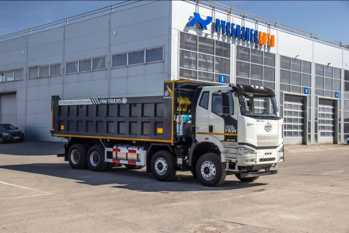 FAW Самосвал 3310 (8х4) c П-образным кузовом Tianma 26м3 FAW Самосвал 3310 (8х4) c П-образным кузовом Tianma 26м3